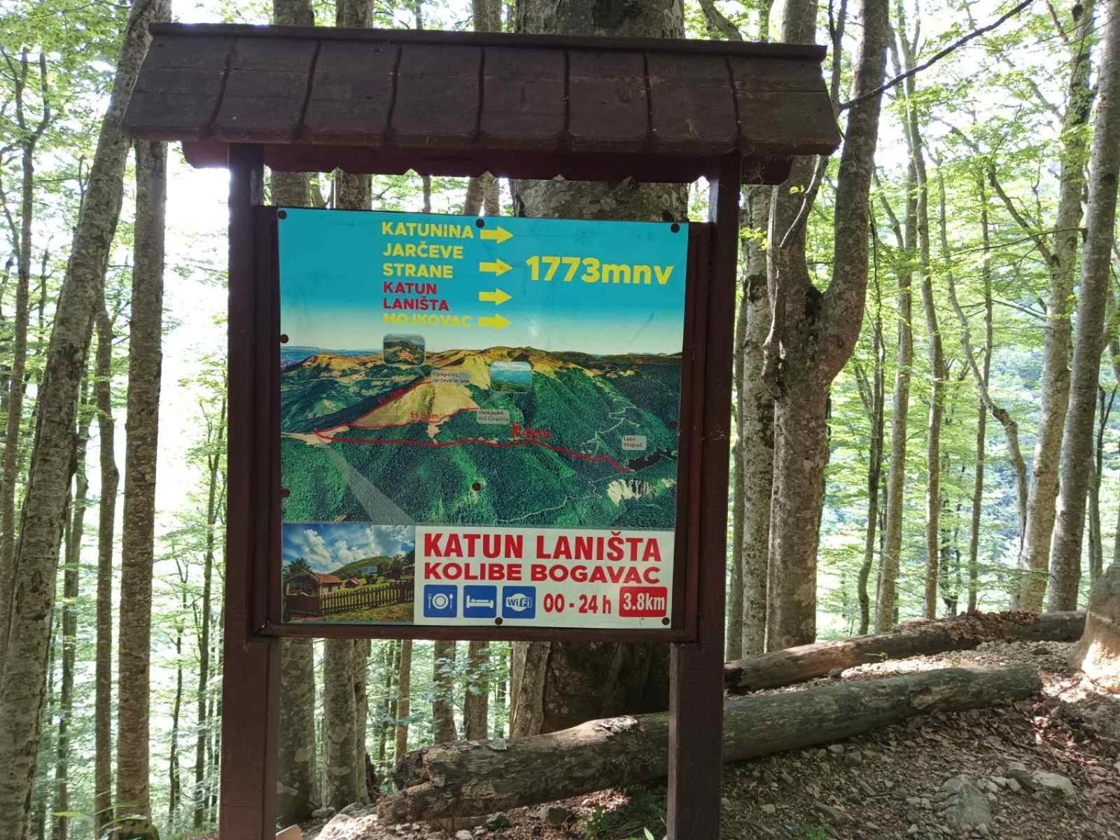 Вилла Katun Lanista-Kolibe Bogavac Мойковац Экстерьер фото